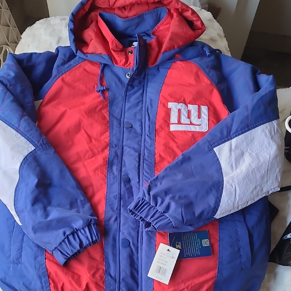 STARTER Kids Red and Blue Puffer Jacket